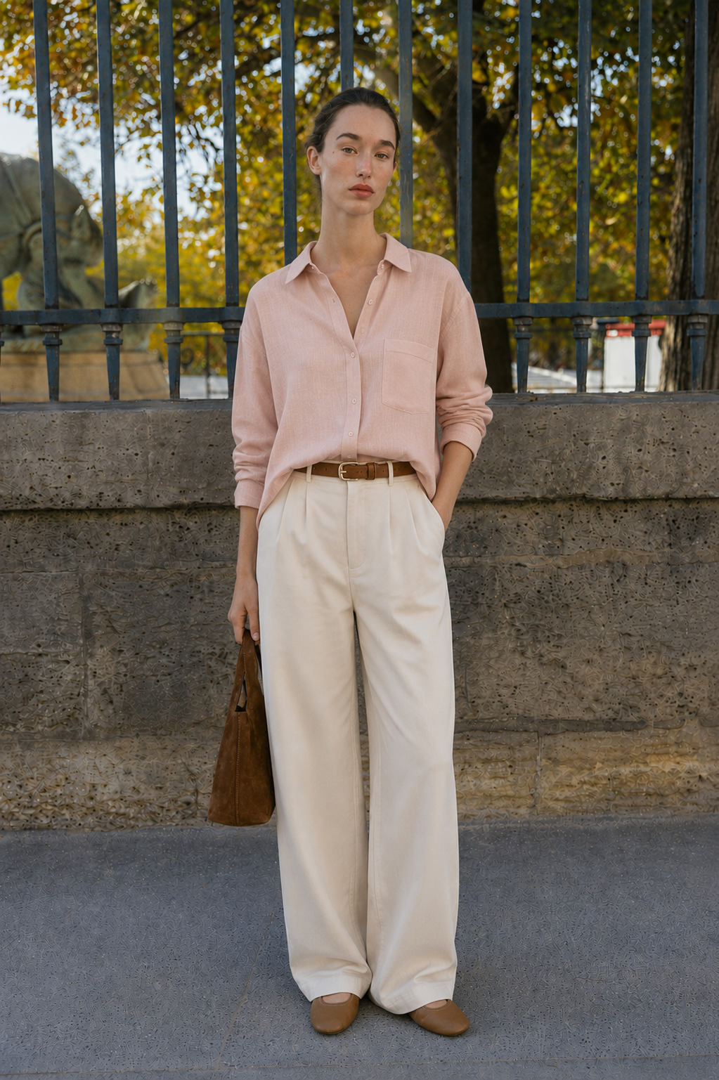 Keten Oversize Gömlek